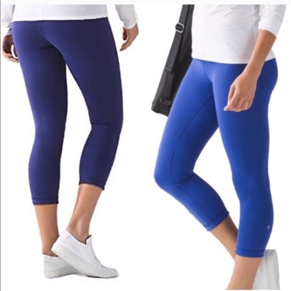 lululemon athletica Pants - Lululemon 3/4 wunderunder leggings